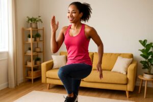 5-Minuten-Fitness: Ausdauertraining für zu Hause (Indoortraining fürs Herz-Kreislauf-System)