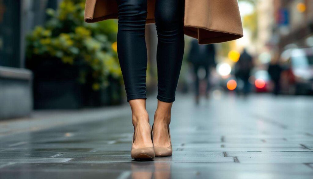 Niemand trägt mehr Sneaker zu Leggings! Sondern diese Schuhe